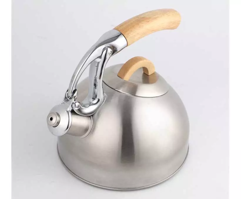 Tea kettle supplier bulk wood handle tea kettle for gas stove